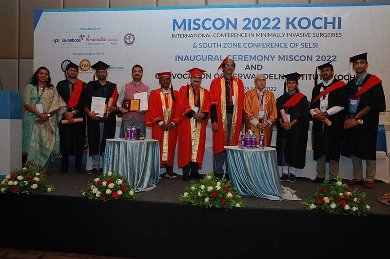 Fellowship in Laparoscopic Hernia Surgery - Handing over Certificates