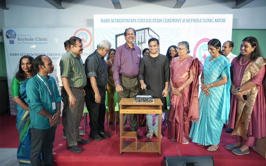 M.P Sri. Hibi Eden inaugurated the celebrations by cutting the cake