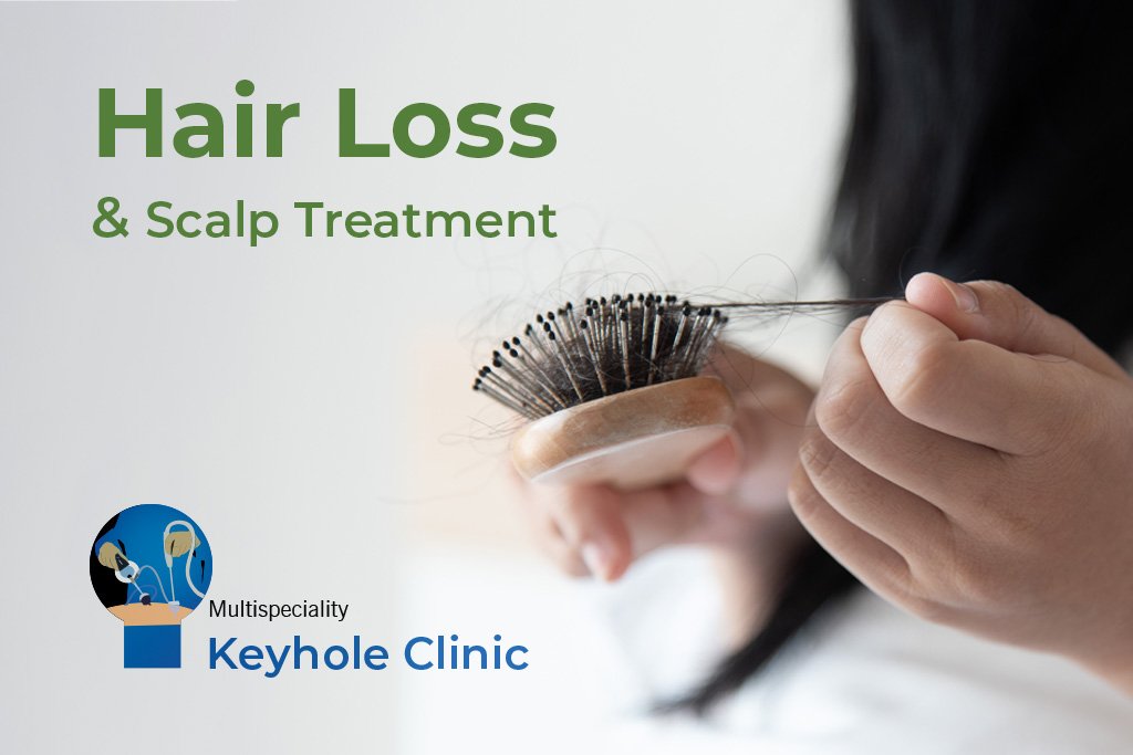 Keyhole Clinic - Hair Loss Treatment in Kochi.  Dr. Prabin P Dev is an expert dermatologist for  Hair Loss treatments in Kochi.