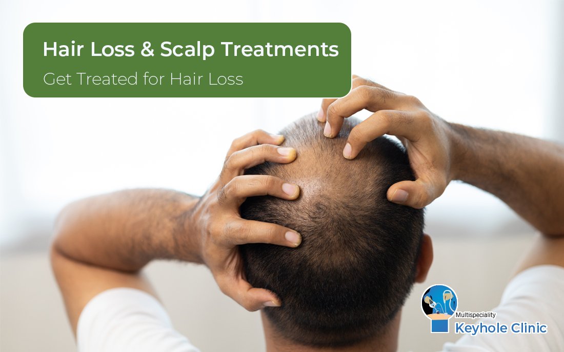 Hair Loss Treatment - Hair Loss & Scalp Treatments - Dermatology at Keyhole Clinic. Get treated for Alopecia and Hair Loss. Treatments - Growth Factor Therapy for Hair Loss, QR678 Hair Growth Treatment, Exosome Therapy for Hair Restoration, Peptide-Based Hair Revitalization.