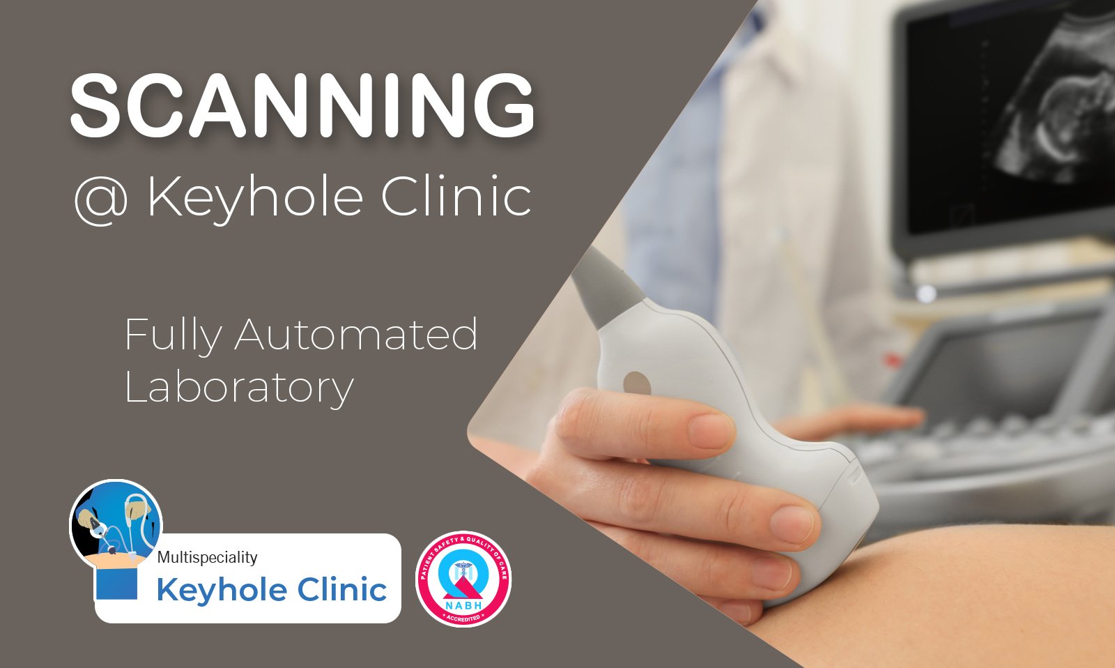 Scanning at Keyhole Clinic Edappally, Kochi